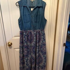 Speed Control Blue Denim Dress